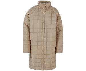 Urban Classics Ladies Quilted Coat Wet Sand Talla: M | Parkas Outlet | Mujer | Marrón
