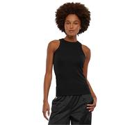 Urban Classics Ladies Racer Back Rib Top Mujer Top Negro 95% algodón, 5% elastán Estrechos