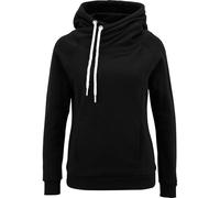 Urban Classics Ladies Raglan High Neck Mujer Sudadera con Capucha Negro Regular