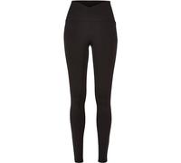 Urban Classics Ladies Recycled V Waist Leggings, Black, XL para Mujer