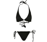 Urban Classics Ladies Rib Babylock Triangle Bikini Black Talla: L | Bikinis Outlet | Mujer | Negro