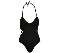 Urban Classics Ladies Rib Swimsuit Black Talla: M | Bañadores Outlet | Mujer | Negro
