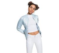 Urban Classics Ladies Satin Bomber Jacket, Chaqueta para Mujer, Azul (babyblue 790), XS