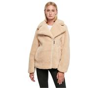 Urban Classics Ladies Sherpa Biker Jacket Chaqueta, Unionbeige, XXL para Mujer