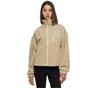 Urban Classics Ladies Sherpa Mix Jacket Chaqueta, Wetsand, L para Mujer