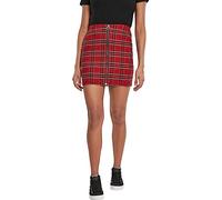 Urban Classics Ladies Short Checker Mujer Minifalda Rojo/Negro S