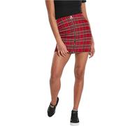 Urban Classics Ladies Short Checker Mujer Minifalda Rojo/Negro S
