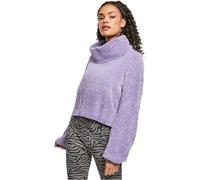 Urban Classics Ladies Short Chenille Turtleneck Sweater Sudadera, Lavanda, M para Mujer