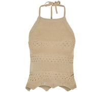 Urban Classics Ladies Short Crochet Knit Neckholder Top Softseagrass Talla: XL | Camisetas de Tirantes Outlet | Mujer