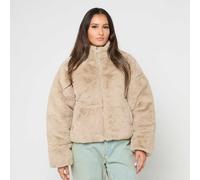Urban Classics Ladies Short Faux Fur Puffer Jacket beige L