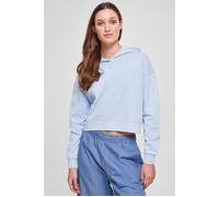 Urban Classics Ladies Short Flower Embroidery Terry Hoody Balticblue Talla: XXL | Sudaderas con capucha Outlet | Mujer | Azul