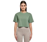 Urban Classics Ladies Short Oversize Tee, Camiseta De las mujeres, Verde Salvia (Sage), XS