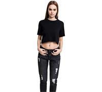 Urban Classics Ladies Short Oversized Tee, Camiseta, Mujer, Negro (Black), M