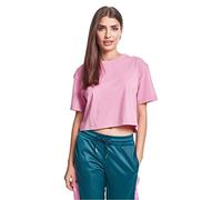 Urban Classics Ladies Short Oversized Tee, Camiseta, Mujer, Rosa (Cool Pink), XS