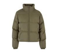 Urban Classics Ladies Short Peached Puffer Jacket Tiniolive Talla: XS | Chaquetas de Invierno Outlet | Mujer | Naranja