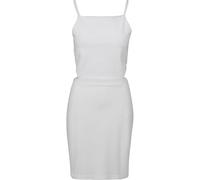Urban Classics Ladies Short Spaghetti Pique Dress, Vestido Mujer, Blanco (White 00220), 44 (Talla del Fabricante: X-Large)