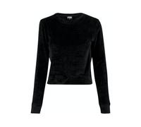 Urban Classics Ladies Short Velvet Crew Black Talla: XS | Jerséis Outlet | Mujer | Negro