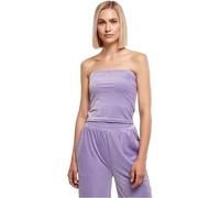 Urban Classics Ladies Short Velvet Tube Top Camiseta Mujer