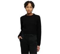 Urban Classics Ladies Short Waffle Sweater Sudadera, Black, S para Mujer