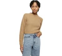 Urban Classics Ladies Short Waffle Sweater Sudadera, Warmsand, S para Mujer