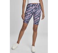 Urban Classics Ladies Shorts Ladies Tie Dye Cycling Shorts Darkshadow/Pink XS