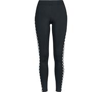 Urban Classics Ladies Side Check Leggings, Negro (Blk/Chess 01713), 38 (Talla del Fabricante: Small) para Mujer