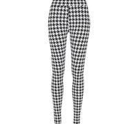 Urban Classics Ladies Soft AOP Leggings Mujer Leggings Negro, blanco y negro, M