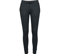 Urban Classics Ladies Space Dye Terry Jogpants Pantalones Deportivos, Mehrfarbig (Black/White 50), 26W x 32L para Mujer