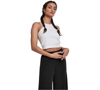 Urban Classics Ladies Squared Short Top, Camiseta Deportiva De Tirantes Mujer, Blanco (white 00220), XS