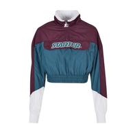 Urban Classics Ladies Starter Colorblock Pull Over Jacket Darkviolet/teal Talla: XL | Sudaderas con Capucha Outlet | Mujer