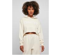 Urban Classics Ladies Starter Cropped Hoody Palewhite Talla: L | Sudaderas con capucha Outlet | Mujer | Blanco
