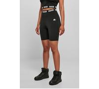 Urban Classics Ladies Starter Logo Tape Cycle Shorts Black Talla: XS | Shorts Deportivos Outlet | Mujer | Negro