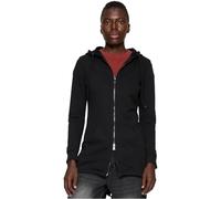 URBAN CLASSICS Ladies Sweat Parka, chaqueta larga con capucha, sudadera con cremallera, apertura delantera, distintos colores, tallas XS - 5XL