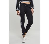 Urban Classics Ladies Sweatpants Ladies Interlock Jogpants Black/White M