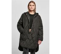 Urban Classics Ladies Sweatshirt Ladies Oversized Diamond Quilted Hooded Coat Negro XS