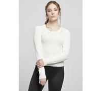 Urban Classics Ladies Sweatshirt Ladies Wide Neckline Sweater Whitesand L
