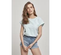 Urban Classics Ladies T-Shirt Ladies Colour Melange Extended Shoulder Tee Aqua Melange 5XL