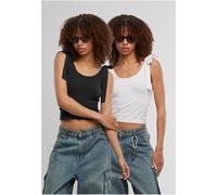 Urban Classics Ladies T-shirt Ladies Tied Basic Jersey Top 2-Pack TB7520A L