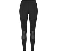 Urban Classics Ladies Tech Mesh Biker Leggings, Negro (Black 00007), M para Mujer