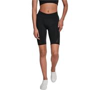 Urban Classics Ladies Tech Mesh Cycle Shorts, Pantalones Cortos Mujer, Negro (Black 00007), 50 (Talla del Fabricante: XXXX-Large)