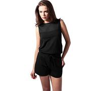 Urban Classics Ladies Tech Mesh Hot Jumpsuit Buzo, Negro (Black 7), XL para Mujer