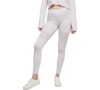 URBAN CLASSICS Ladies Tech Mesh Leggings mujer elásticos para deporte, con 4 insertos de malla funcional, corte clásico, pantalones de deporte, cintura elástica.