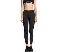 Urban Classics Ladies Tech Mesh Stripe, Leggings para Mujer, Negro (Black 7), L