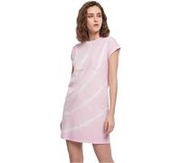 Urban Classics Ladies Tie Dye Dress, Vestido Mujer, Rosa Chic (Pink), L