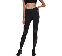 Urban Classics Ladies Triangel Tech Mesh Leggings Mujer Leggins Negro/Negro S
