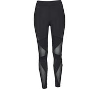 Urban Classics Ladies Triangel Tech Mesh Leggings Mujer Leggins Negro/Negro XS