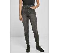 Urban Classics Ladies Trousers Ladies High Waist Skinny Jeans Black Stone Washed W26-L32