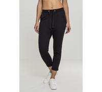 Urban Classics Ladies trousers Ladies Open Edge Terry Turn Up Pants Negro M