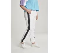 Urban Classics Ladies Trousers Ladies Striped Crinkle Pants White/Black XL