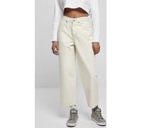 Urban Classics Ladies Trousers Pantalones vaqueros de cintura alta y pernera ancha conitesand 34